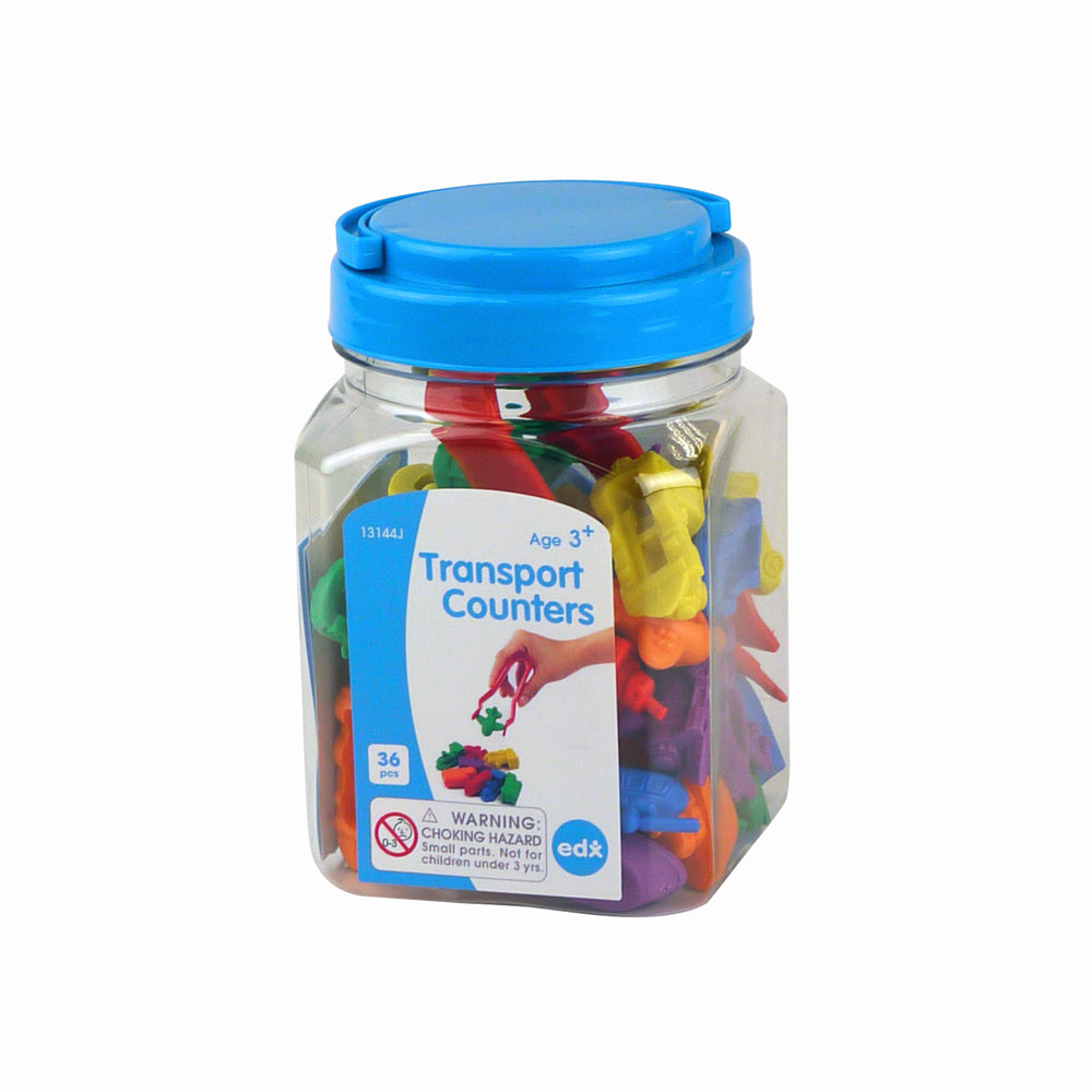Edx Education – Transport Counters Jar – Product Lifestyle Image