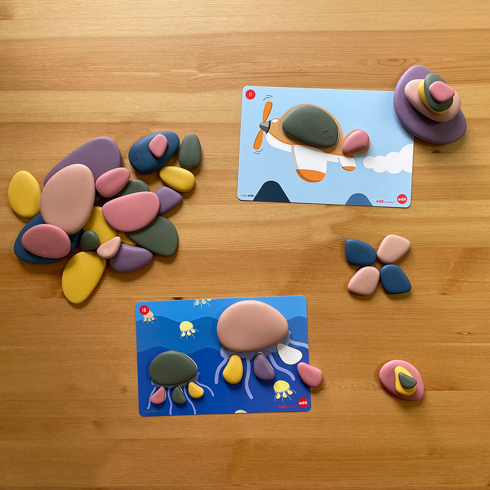 Edx Education – Rainbow Pebbles® Family Art Colors – Product Lifestyle Image