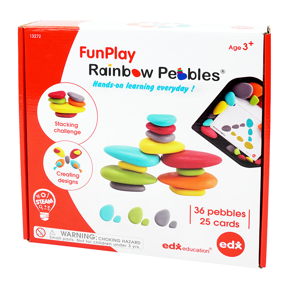 Edx Education – FunPlay Rainbow Pebbles® – Product Lifestyle Image