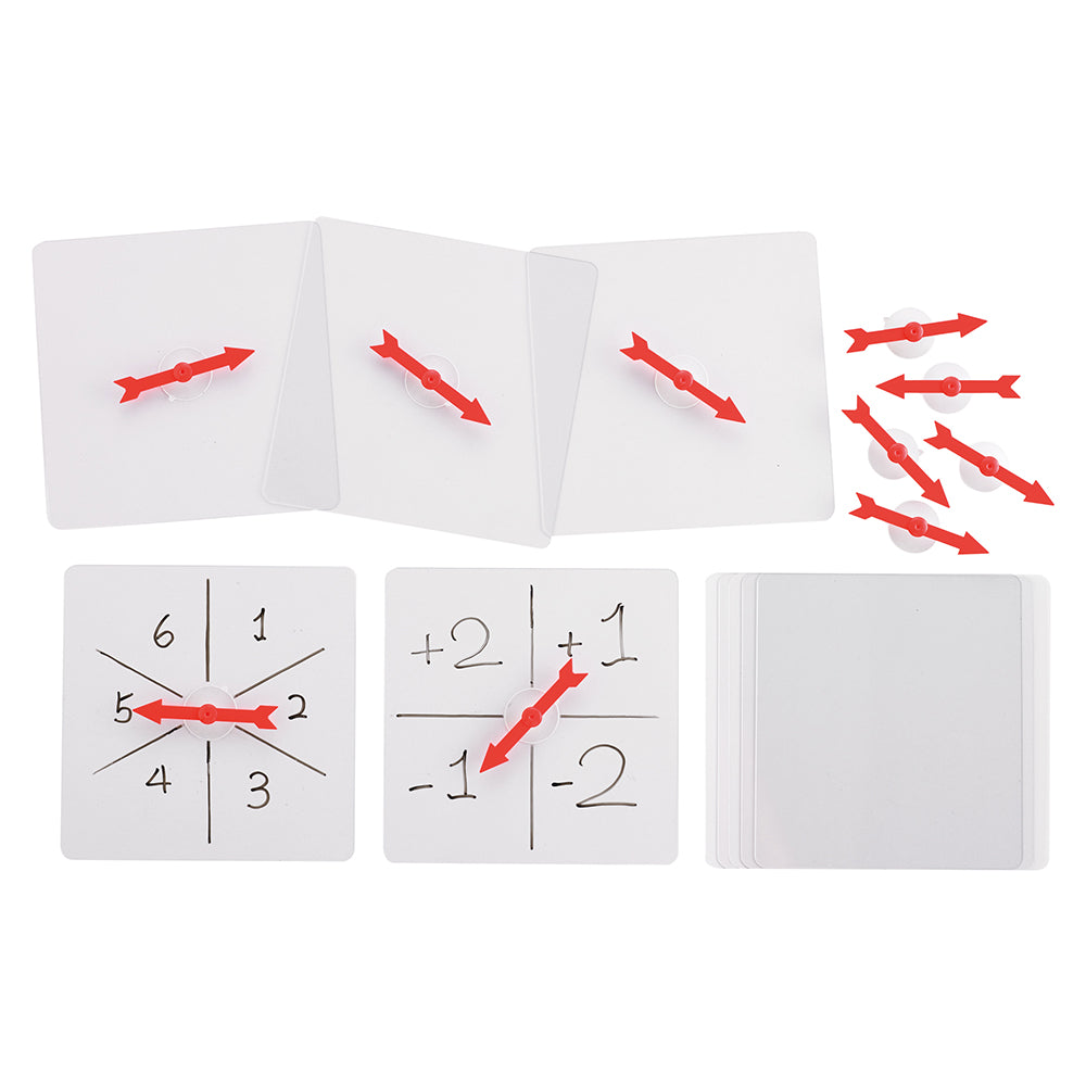 Suction Spinners with Clear Bases