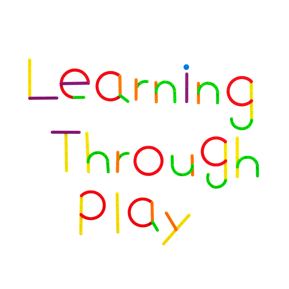Edx Education – GeoStix® Letter Construction Set – 21368C – Product Lifestyle Image