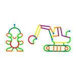 Edx Education – GeoStix® Letter Construction Set – 21368C – Product Lifestyle Image