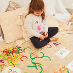 Edx Education – GeoStix® Letter Construction Set – 21368C – Product Lifestyle Image