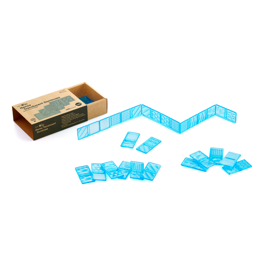 Edx Education – Busy Play® iSense Translucent Dominoes – 23032 – Product Main Image