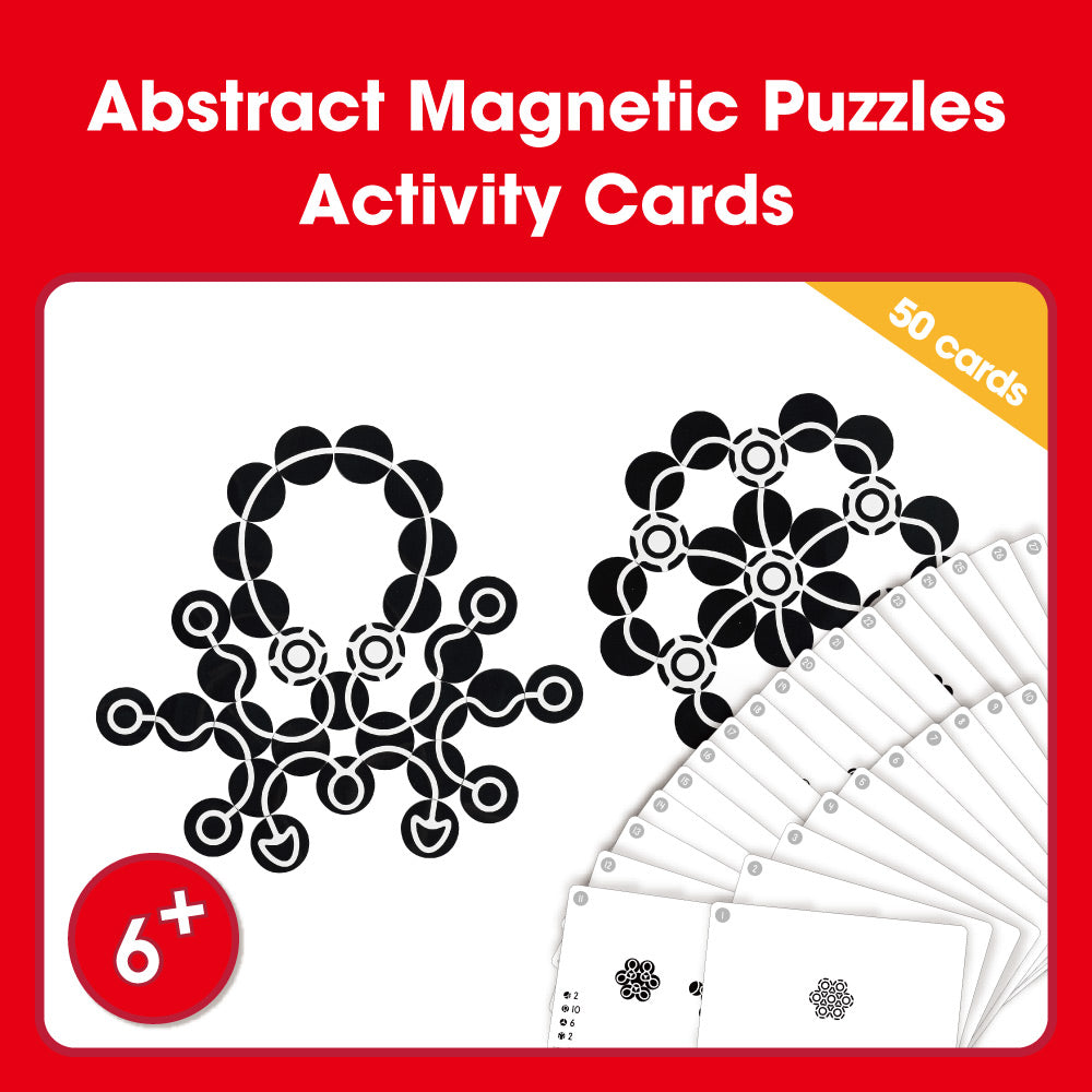 Edx Education – Downloadable Abstract Magnetic Puzzles Activity Cards 50 Cards – Product Main Image