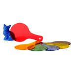 Edx Education – Color Paddles – Translucent Color Mixing Toy for Kids Ages 3-6 – Product Lifestyle Image
