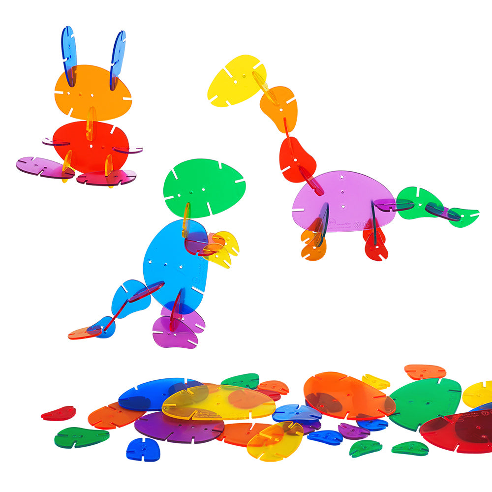 Edx Education – Interlocking Rainbow Pebbles® – Product Main Image