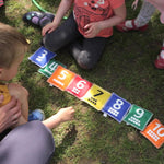 Edx Education – Number Dot Bean Bags – Product Lifestyle Image