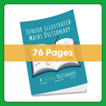 Edx Education – Downloadable Junior Illustrated Maths Dictionary 76 Pages – Product Lifestyle Image