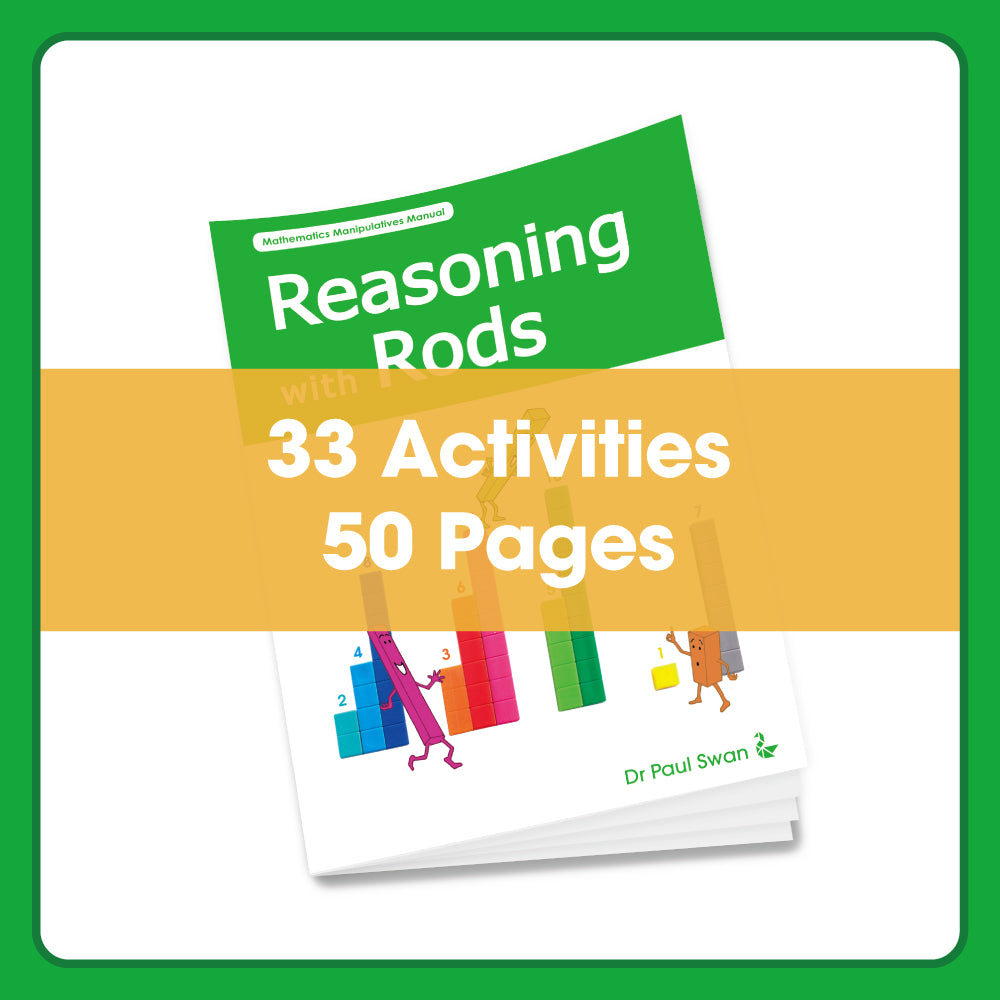 Edx Education – Downloadable Mathematics Manipulatives Manual Reasoning with Rods 50 Pages – Product Lifestyle Image
