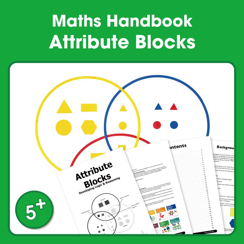 Edx Education – Downloadable Maths Handbook Attribute Blocks 48 Pages – Product Main Image