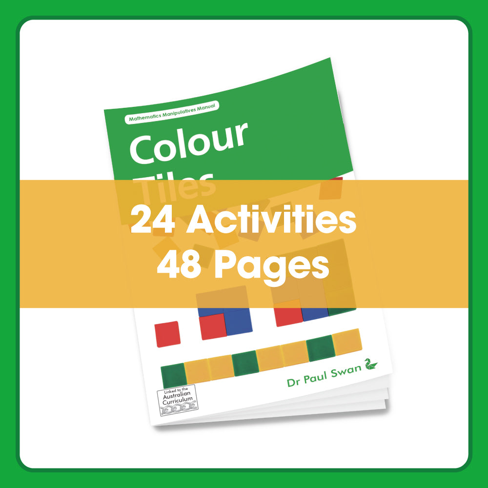 Edx Education – Downloadable Maths Handbook Colour Tiles 47 Pages – Product Lifestyle Image
