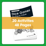 Edx Education – Downloadable Maths Handbook Dice Dazzlers 50 Pages – Product Lifestyle Image