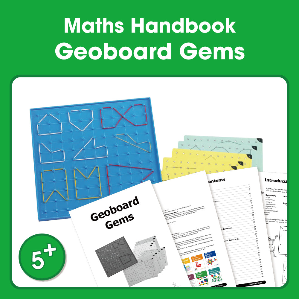 Edx Education – Downloadable Maths Handbook Geoboard Gems 48 Pages – Product Main Image