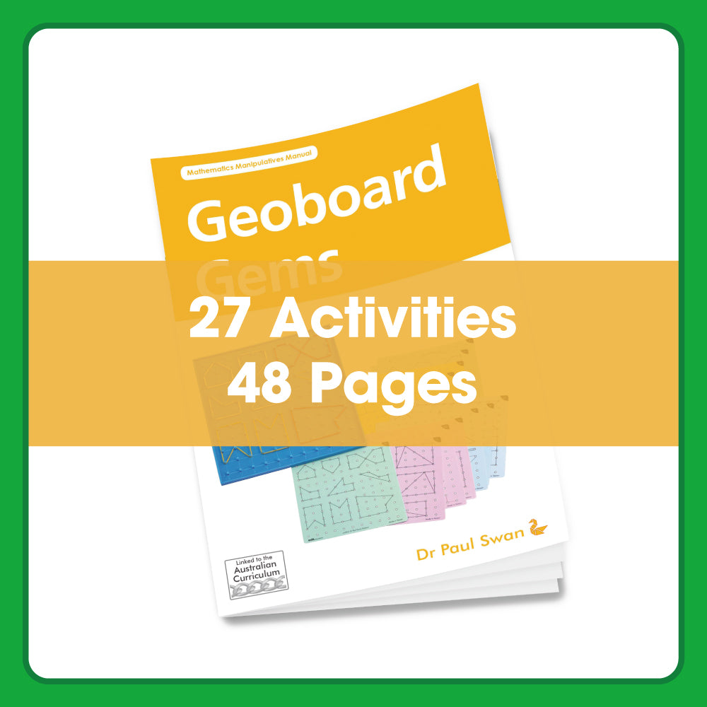 Edx Education – Downloadable Maths Handbook Geoboard Gems 48 Pages – Product Lifestyle Image