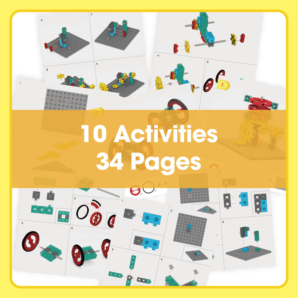 Edx Education – Downloadable My Gears Starter Set Activity Booklet 10 Activities – Product Lifestyle Image