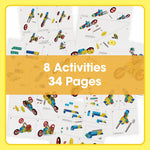 Edx Education – Downloadable My Gears Transport Set Activity Booklet – Product Lifestyle Image