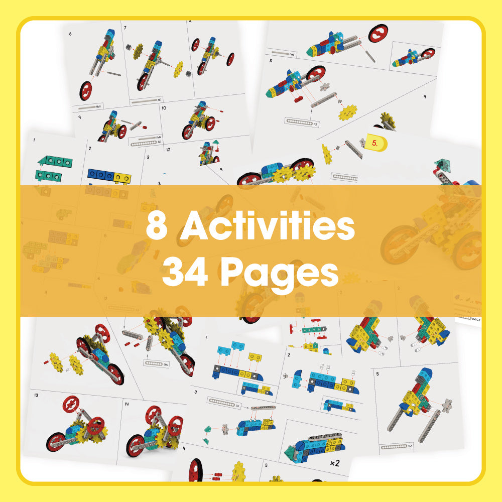 Edx Education – Downloadable My Gears Transport Set Activity Booklet – Product Lifestyle Image