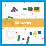 Edx Education – Downloadable Wooden Counting Cubes Activity Cards 2020 50 Cards – Product Lifestyle Image