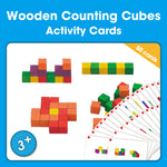 Edx Education – Downloadable Wooden Counting Cubes Activity Cards 2020 50 Cards – Product Main Image