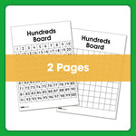 Edx Education – Downloadable Numbers 1-100 Grid Sheet – Product Lifestyle Image
