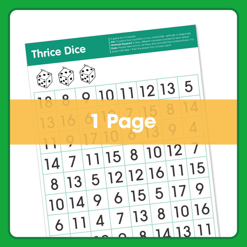 Edx Education – Board Games Thrice Dice Ages 6-9 – Product Lifestyle Image
