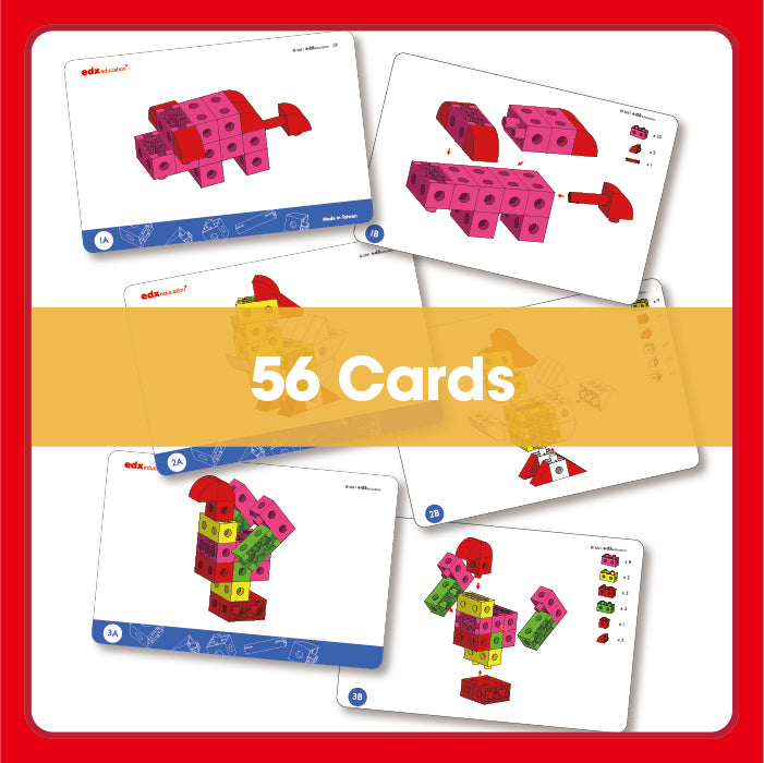Edx Education – Downloadable Bricks Construction Set Activity Cards 56 Cards – Product Lifestyle Image