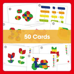 Edx Education – Downloadable FunPlay Construction Cubes Activity Cards 50 Cards – Product Lifestyle Image