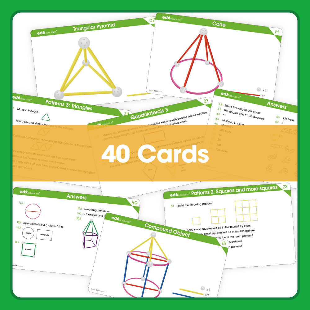 Edx Education – Downloadable Skeletal Geo Set Activity Cards 40 Cards – Product Lifestyle Image