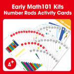 Edx Education – Downloadable Early Math101 Number Rods Activity Cards 100 Cards – Product Main Image