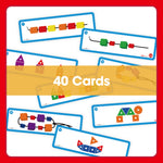 Edx Education – Downloadable FunPlay Attribute Beads Set Activity Cards 40 Cards – Product Lifestyle Image