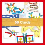 Edx Education – Downloadable FunPlay Number Rods Activity Cards 50 Cards – Product Lifestyle Image