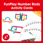 Edx Education – Downloadable FunPlay Number Rods Activity Cards 50 Cards – Product Main Image