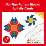 Edx Education – Downloadable FunPlay Pattern Blocks Set Activity Cards 50 Cards – Product Main Image