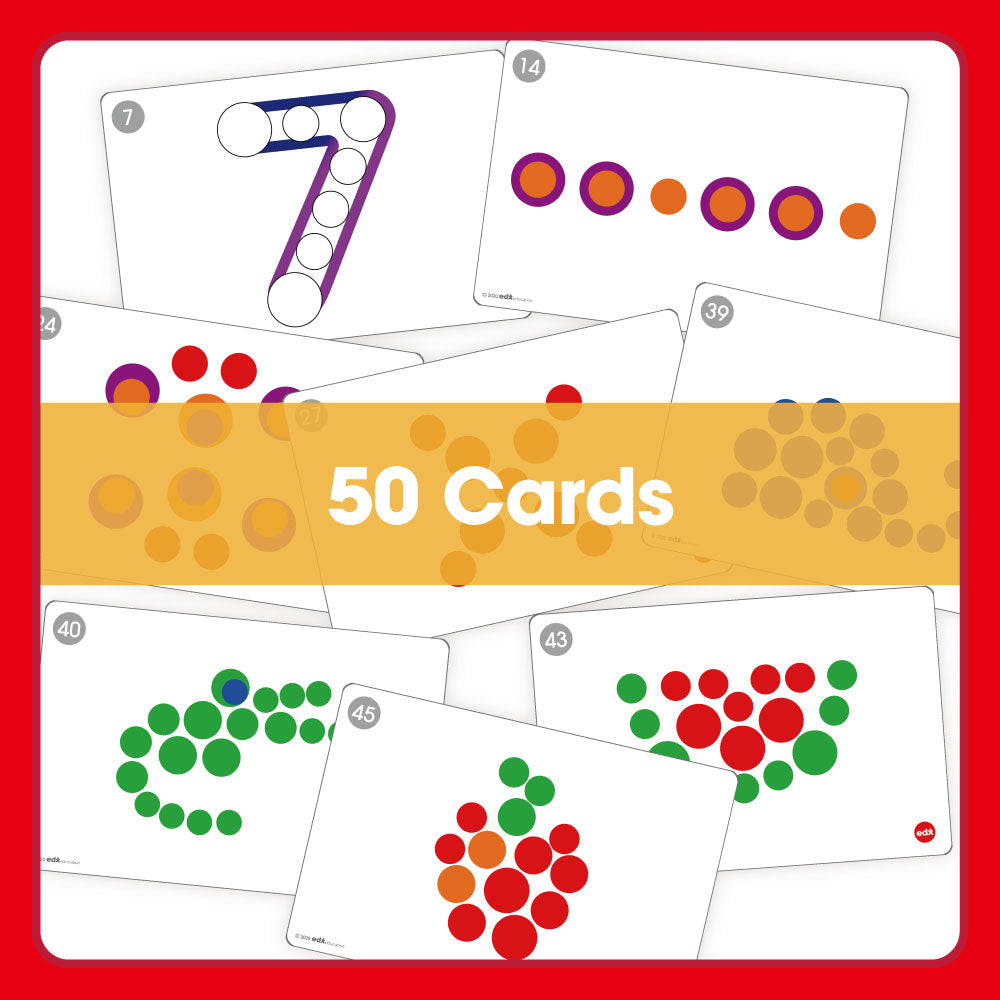 Edx Education – Downloadable FunPlay Round Round Chips Set Activity Cards 50 Cards – Product Lifestyle Image