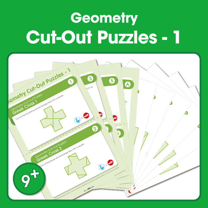 Edx Education – Geometry Cut-Out Puzzles 1 – Product Main Image