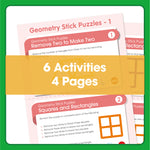 Edx Education – Geometry Stick Puzzles 1 Grade 4 and 5 – Product Lifestyle Image