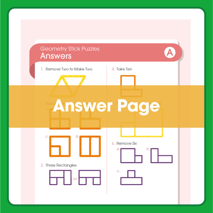 Edx Education – Geometry Stick Puzzles 1 Grade 4 and 5 – Product Lifestyle Image
