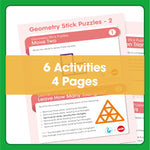 Edx Education – Geometry Stick Puzzles 2 Grade 4 and 5 – Product Lifestyle Image