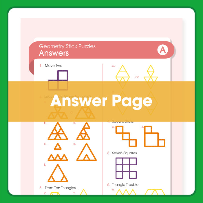 Edx Education – Geometry Stick Puzzles 2 Grade 4 and 5 – Product Lifestyle Image