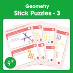 Edx Education – Geometry Stick Puzzles 3 Grade 4 and 5 – Product Main Image