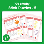 Edx Education – Geometry Stick Puzzles 5 Grade 4 and 5 – Product Main Image