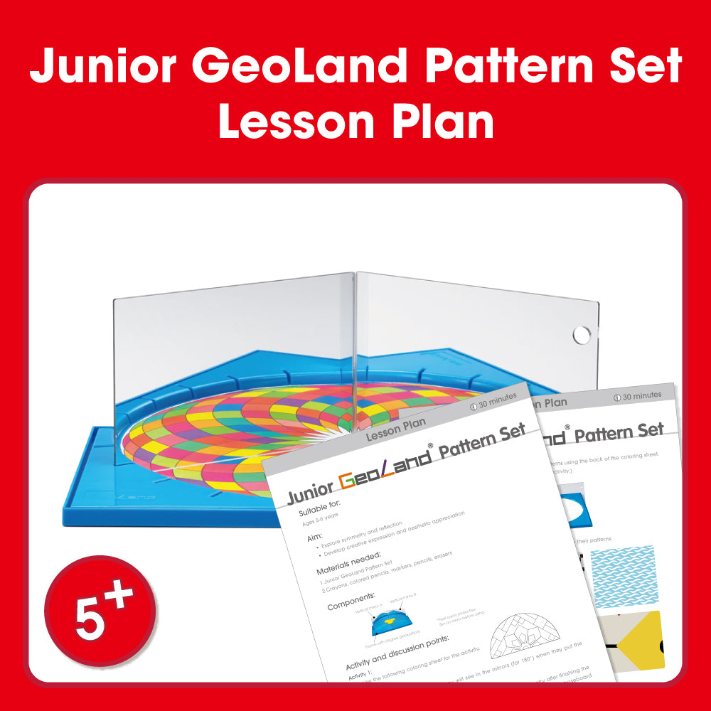 Edx Education – Junior GeoLand Pattern Set Lesson Plan 5-6 Year Olds – Product Main Image