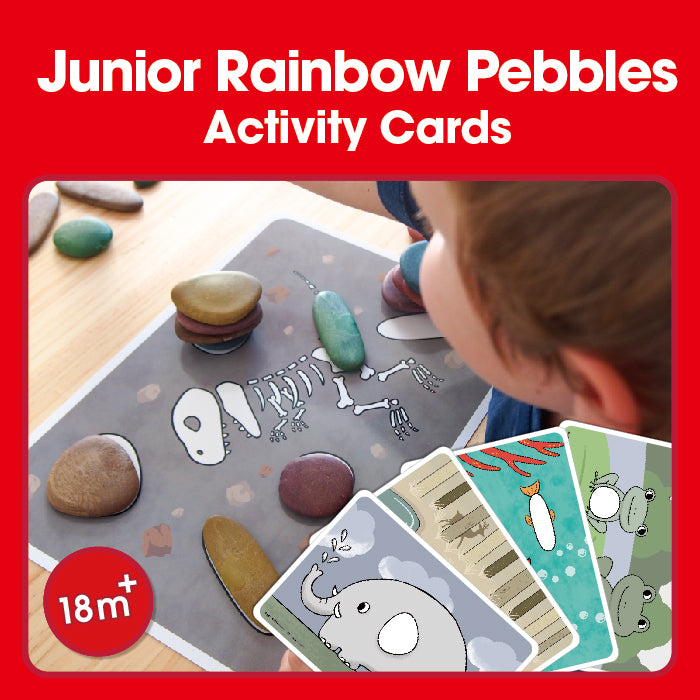 Edx Education – Downloadable Eco-Friendly Junior Rainbow Pebbles Activity Cards English – Product Main Image