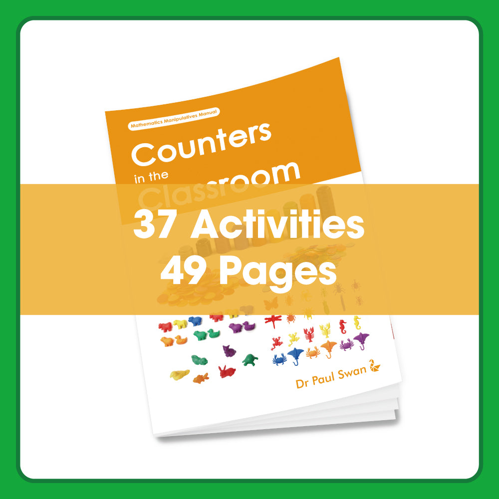 Edx Education – Downloadable Mathematics Manipulatives Manual Counters in the Classroom 50 Pages – Product Lifestyle Image