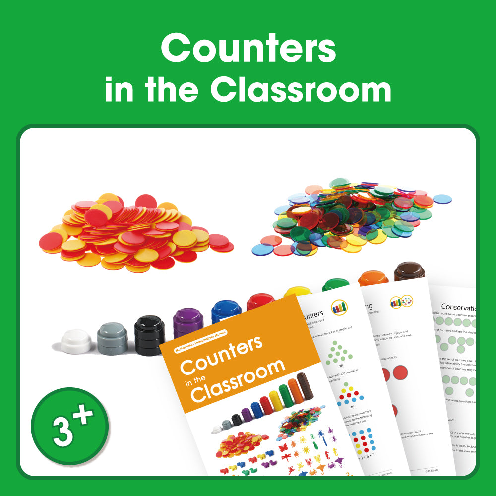 Edx Education – Downloadable Mathematics Manipulatives Manual Counters in the Classroom 50 Pages – Product Main Image