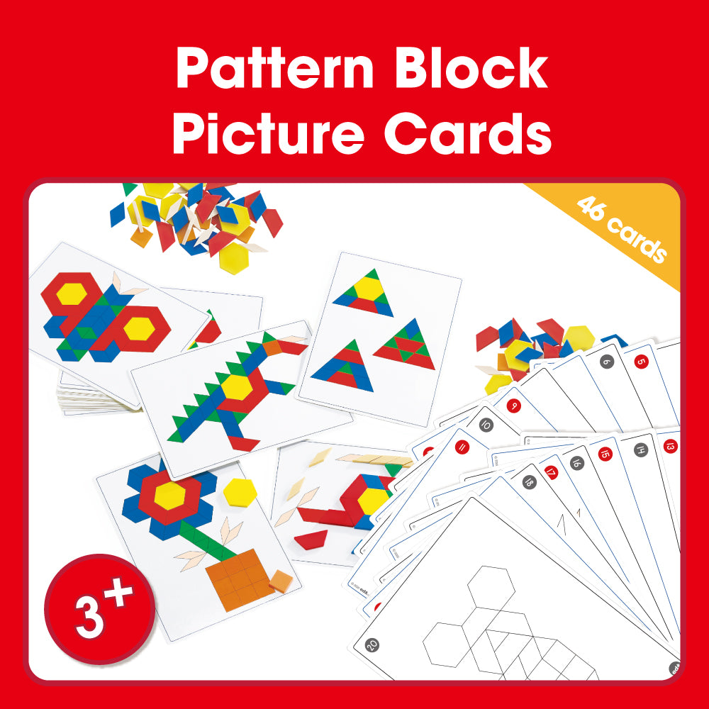 Edx Education – Downloadable Pattern Block Picture Cards 46 Cards – Product Main Image