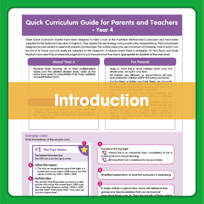 Edx Education – Home Learning Quick Curriculum Guide Grade 4 UK – Product Lifestyle Image