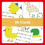 Edx Education – Downloadable Small Pegs Activity Set Activity Cards 30 Cards – Product Lifestyle Image