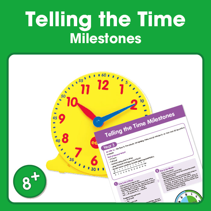 Edx Education – Telling The Time Milestones Grade 3 – Product Main Image